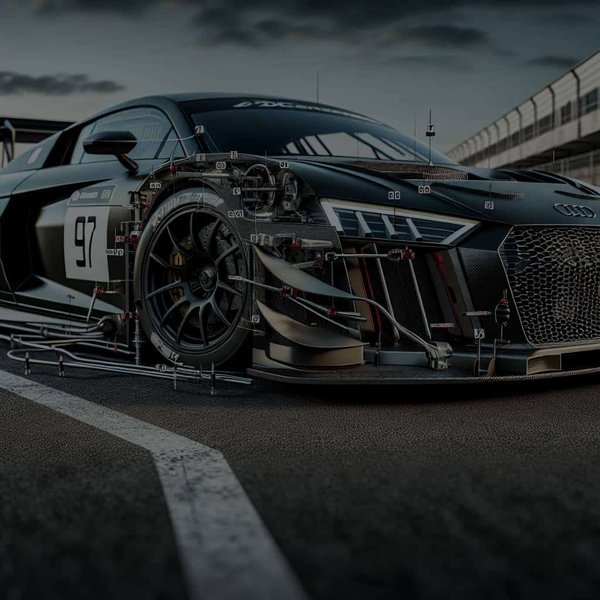 What's the Optimal Downforce Setup for an Audi R8 V10 Plus on a Circuit?
